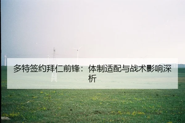 多特签约拜仁前锋：体制适配与战术影响深析